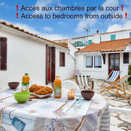 Holiday home Centre - Maison Pour 4 Avec Belle Cour Noirmoutier-en-l'Ile